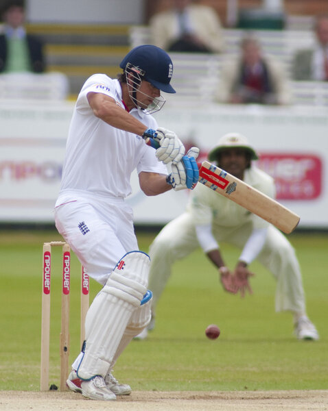 Cricket. England vs Bangladesh 1st test day 3. Alaistair Cook