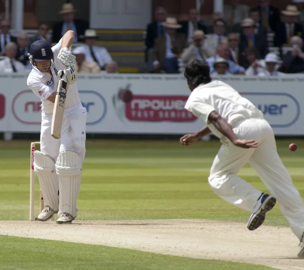 Kriket. Anglie vs Bangladéš 1. testovací den 2. Markéta trott — Stock fotografie