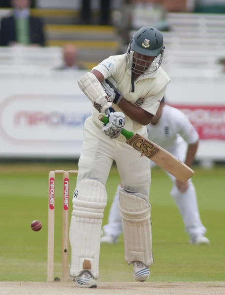 Cricket. England vs bangladesh 1st test dag 3. shakib al hasan — Stockfoto