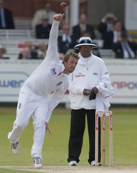 Cricket. England vs Bangladesh 1st test day 2. Graeme Swann — Stock Photo, Image
