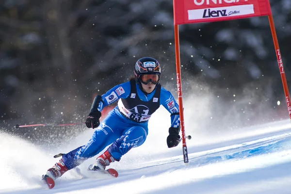 SKI: Lienz Giant Slalom — Stock Photo, Image