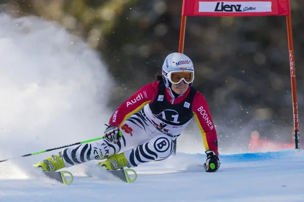 SKI: Slalom gigante de Lienz — Foto de Stock