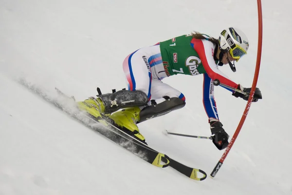 SKI: Lienz Slalom — Stock Photo, Image