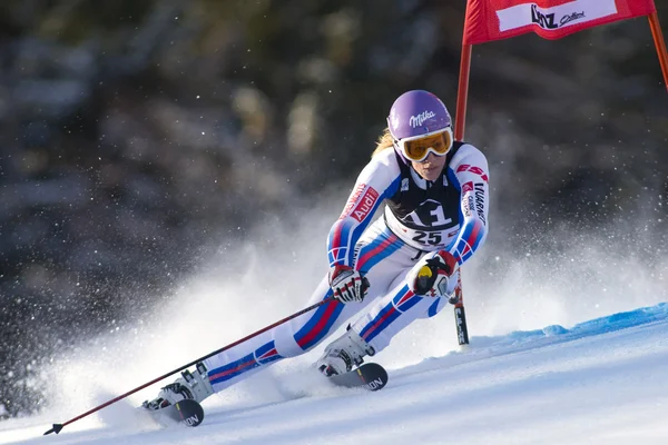 Ski: Lienz storslalom — Stockfoto