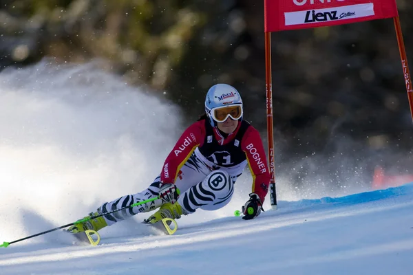 SKI: Slalom gigante de Lienz — Foto de Stock