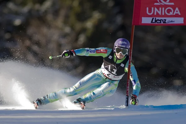 SKI: Slalom gigante de Lienz — Foto de Stock