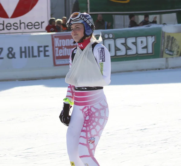 Ski: Lienz storslalom — Stockfoto