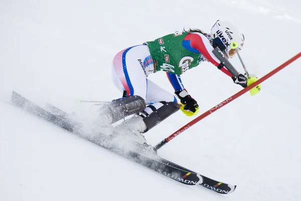 スキー: リエンツ スラローム — ストック写真