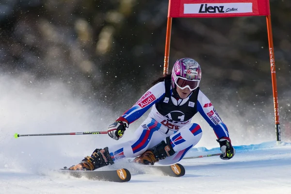 SKI: Lienz Giant Slalom — Stock Photo, Image