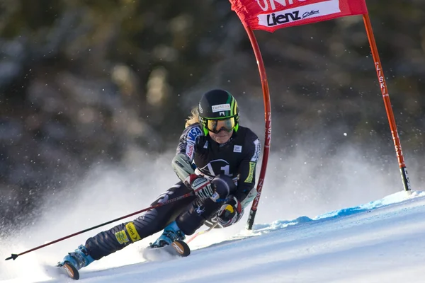 SKI: Slalom gigante de Lienz — Foto de Stock