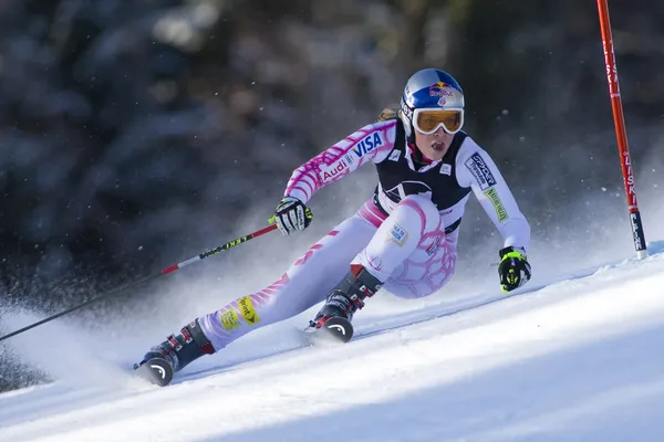 Lyžování: Lienz obří Slalom — Stock fotografie