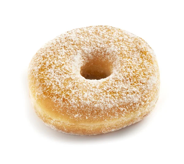 Saboroso donut em um fundo branco — Fotografia de Stock