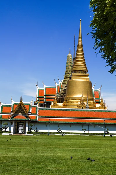 Wat pra kaew, großer Palast, bangkok, thailand. — Stockfoto