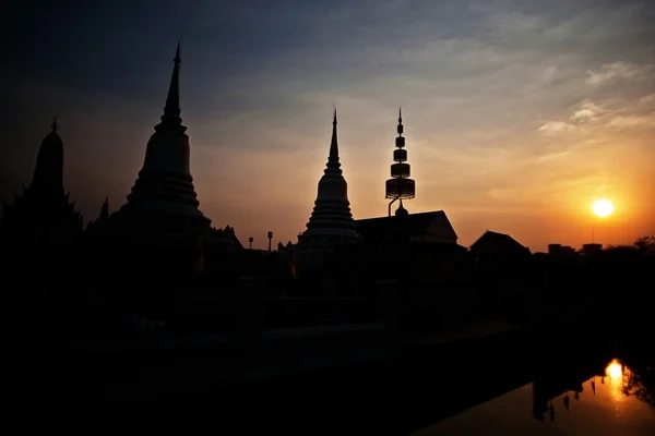 Wat pichayayatigaram bangkok Tajlandia — Zdjęcie stockowe