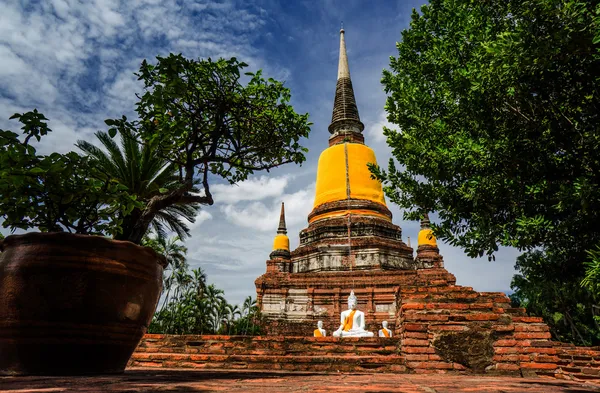 WAT yai chai mongkhon, eski Budist tapınağı ayuthaya il