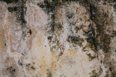 Kırık Beton duvar arka plan, eski duvar, tuğla.