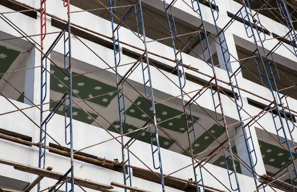 İskele üzerinde inşaat site bangkok Tayland