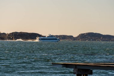 Göteborg, İsveç - 18 Nisan 2021: Yüksek makamlı Skanska Grona Skrapan..