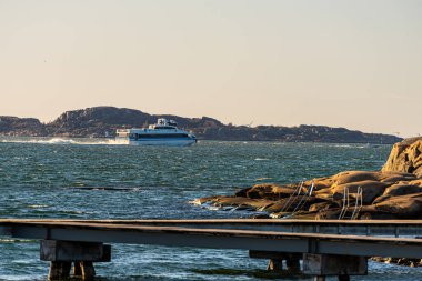 Göteborg, İsveç - 18 Nisan 2021: Yüksek makamlı Skanska Grona Skrapan..
