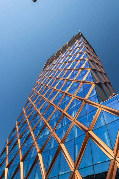 2021年4月18日 瑞典哥德堡 建筑期间的高层办公大楼 — 图库照片