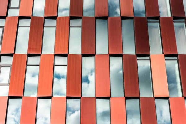 Металлический Стеклянный Фасад Отеля — стоковое фото