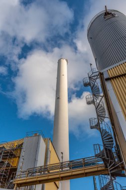 Atık enerji santralinin ayrıntıları.