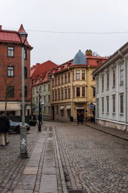 Göteborg, İsveç - 23 Ocak 2022: Haga 'da Pehr Eriksons plakaları.