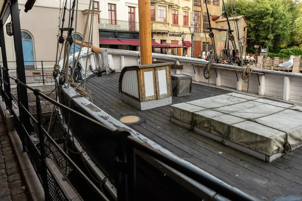 Gothenburg Sweden June 2021 Old Wooden Fishing Boat — Stock Photo, Image