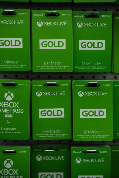 Gothenburg Sweden February 2022 Xbox Live Gift Card Shop — ストック写真