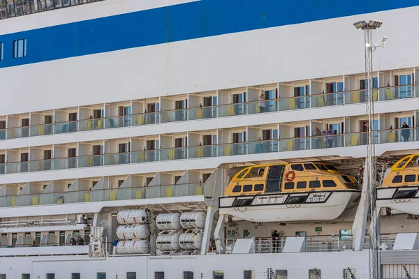 Rescue Boats Aidadiva Cruise Ship — Stock Photo, Image