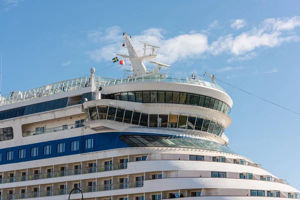 Goteborg Sweden April 2022 Bridge Aidadiva Cruise Ship — Stock Photo, Image