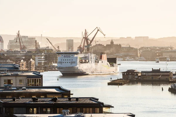 Stena Jutlandica Parte Gotemburgo Pela Manhã — Fotografia de Stock