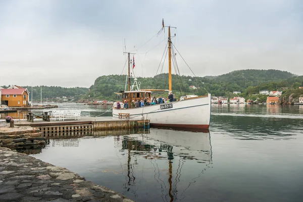 Lindesnes Norvège Juin 2015 Vieux Bateau Pêche Bois Rubb Sur — Photo