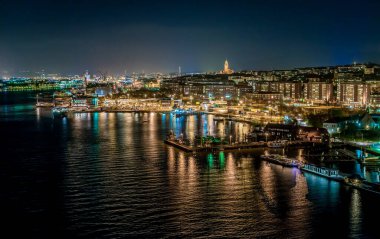 Göteborg, İsveç - 24 Kasım 2014: Klippan ve Majnabbe.