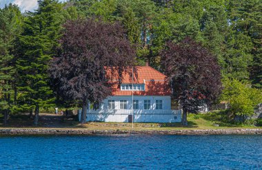 Mandal, Norveç - 8 Temmuz 2006: Stella Maris Mandal 'da.