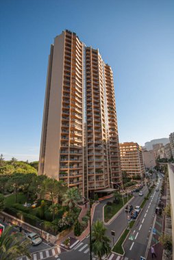 Monako, Monako - 8 Temmuz 2008: 24 Av. Prenses Grace yükselişte.