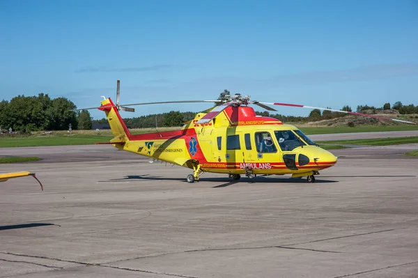 Göteborg Sveç Ağustos 2008 Sikorsky 76A Mkii Cankurtaran 8898 Göteborg — Stok fotoğraf