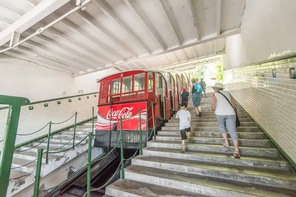 San Sebastian Španělsko Července 2016 Stanice Funicular Monte Igueldo — Stock fotografie