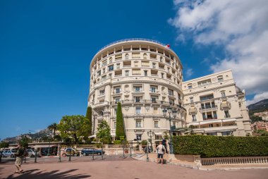 Monako, Monako - 9 Temmuz 2008: Hotel de Paris Monte-Carlo.