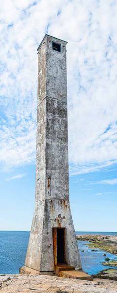 Ockero Suécia Abril 2012 Farol Abandonado Foto — Fotografia de Stock