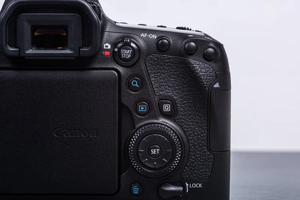 Gotemburgo Suecia Junio 2019 Vista Trasera Canon Eos Mark — Foto de Stock