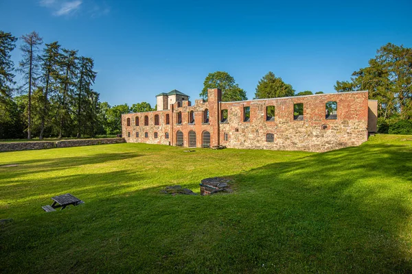 Alingsas Suède Juin 2019 Grafsnas Slott Précisément Ses Ruines Conservées — Photo