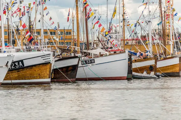 Oslo Juli 2014 Båter Fra Gamle Fiskebåter Tre – stockfoto