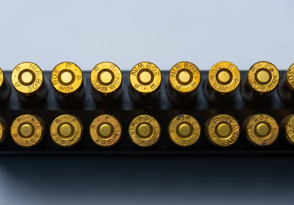 Göteborg Sveç Temmuz 2019 Remington 308 Fişek Yığını — Stok fotoğraf