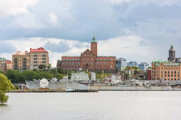 Gothenburg Sweden August 2021 Hswms J19 Smaland Decomissioned Destroyer Now — Stockfoto