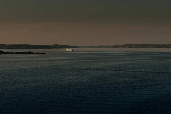 Fiskebackskil Sweden June 2007 Last Trip Evening Ferry Carl Wilhelmsson — Stockfoto