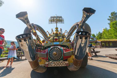 Monako, Monako - 08 Temmuz 2008: Monako limanından La Tete De Chien 'e bakmak.