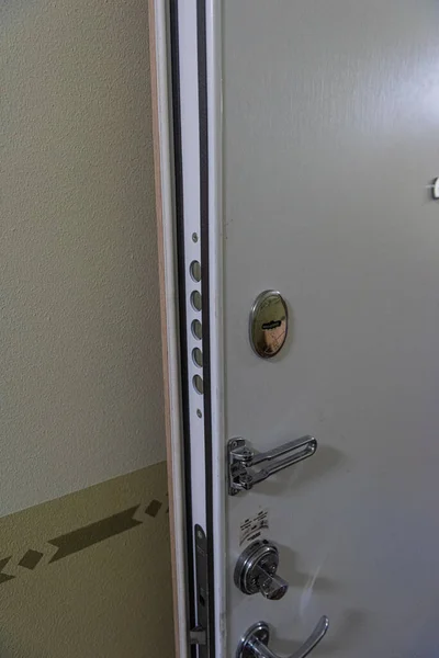 Γκέτεμποργκ Σουηδία Μαΐου 2022 Κλειδαριές Πόρτας Ασφαλείας Διαμέρισμα — Φωτογραφία Αρχείου