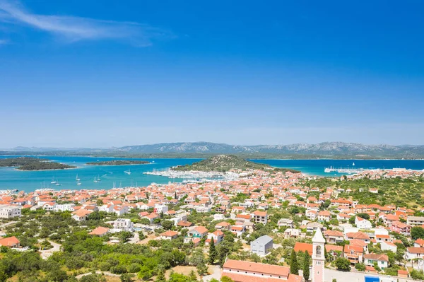 Aerial View Town Murter Island Murter Croatia — Fotografia de Stock