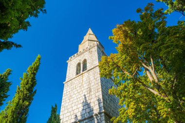 Hırvatistan 'ın Krk kentindeki Dobrinj kasabasındaki kilise çanı